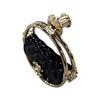 CHANEL Brooches Women's Gold/Black AB9851-0B09915-NL694