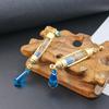 Серьги Ванитас из аниме «Запись о случаях Ванитаса» Серьги-песочные часы Пропсы Синий набор клипс для ушей Косплей украшения Для фанатов