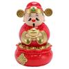 CAI Shen Ornament Shaking Head Solar Powered Caishen Feng Shui Decoration for Office Home Car
