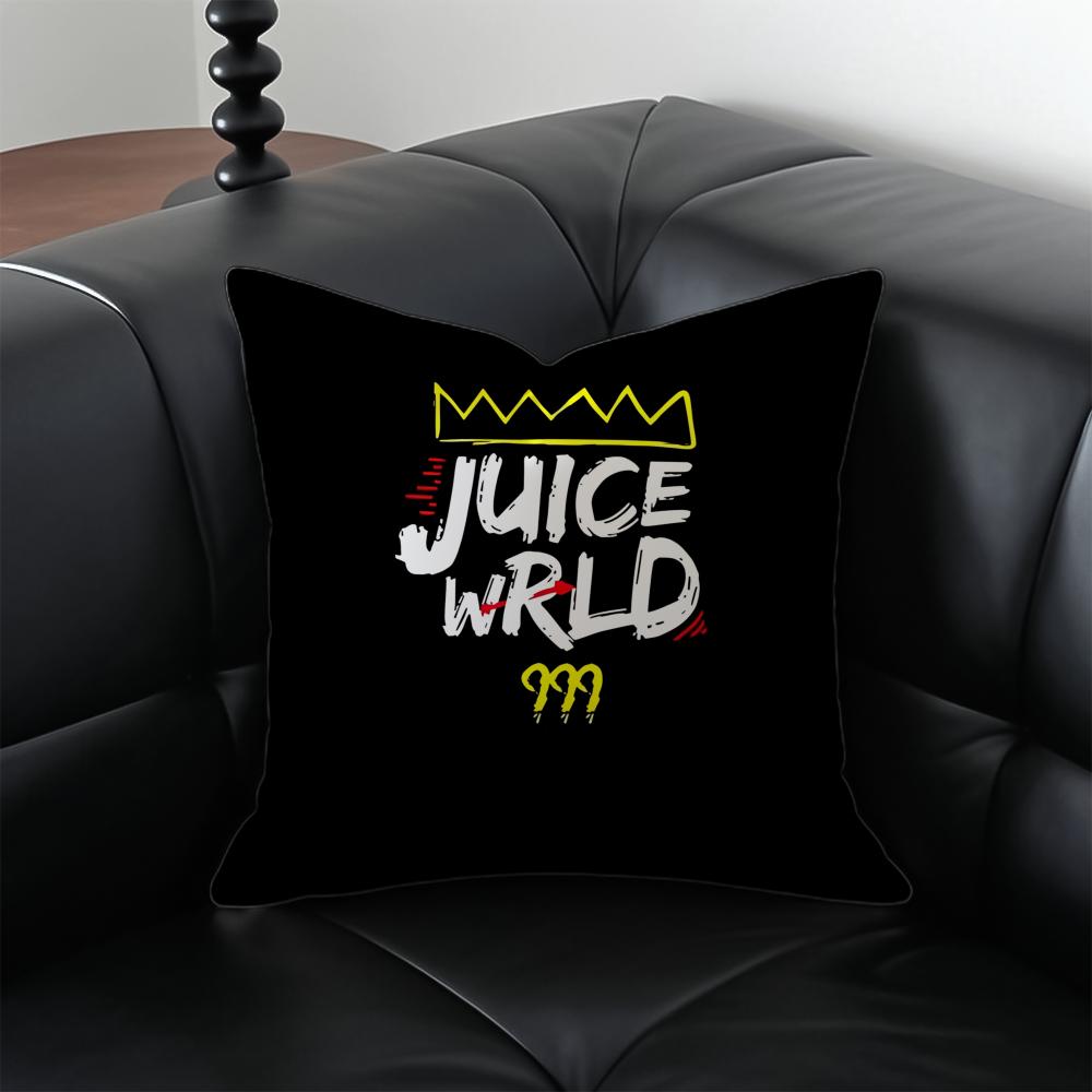 Певец рэп JJuice WRLDMT Наволочка для подушки Чехол для подушки Противопылевой невидимая молния шелковистый плюш подушка