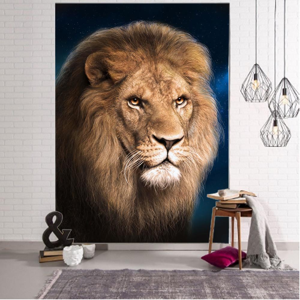 Bedroom Tapestry Hippie Boho Style Wall Tapestry Lion Decor Tapestry Landscape Wall Decor Home Decor Tapestry