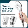 1/2'' Bathroom Accessories Shower Head Flow Stop Valve One-Button Stop Water Controller Bathroom Shower Accessories