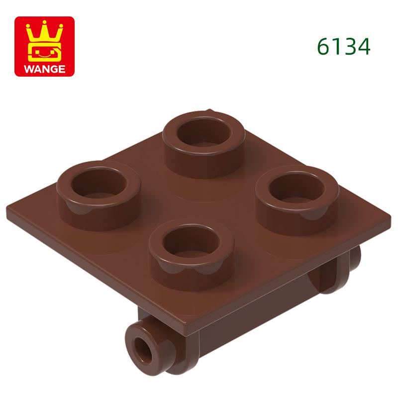 Нетоксичный 210 шт./лот 6134 Петля 2x2 Верхний блок Moc Цветные Аксессуары Совместимые с Кирпичами DIY Детская Игрушка Детали Сборки