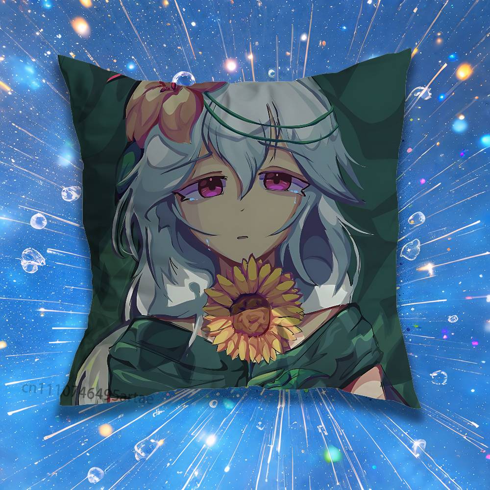 Run Kingdom White lily CCookie Pillow Case For Home Bedroom Car Office Decoration Living Room Sofa Cushion Cover Suitable