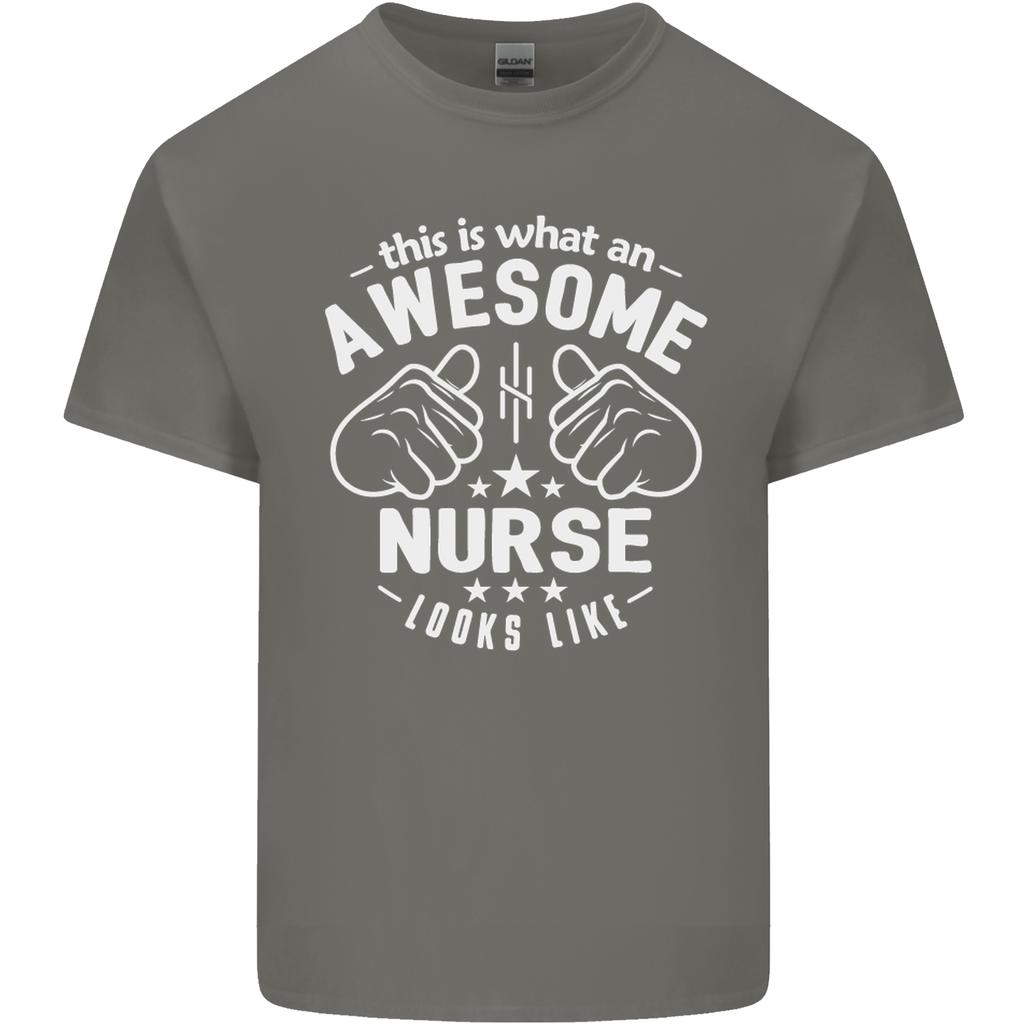 This Is What an Awesome Nurse Looks Like Unisexs Light Cotton TShirt