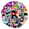 50Pcs Mob Psycho 100 Graffiti Stickers Water Bottle Laptop Phone Bicycle Luggage Case Skateboard Children Adult Sticker