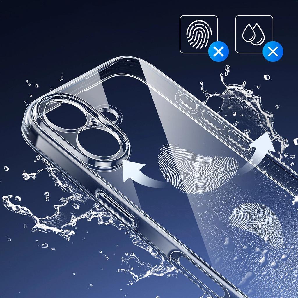 Ugreen Classy Transparent Protective Case for iPhone 16 Plus
