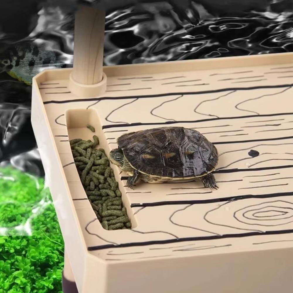DIY Tortoise Basking Platform Plastic Fish Tank Ornaments Turtle Platform Brazilian Water Turtle