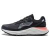 Li Ning Yufeng Fabric Comfortable Shock Absorbing Durable Low Top Running Shoes Women Sneaker Black ARST056-2