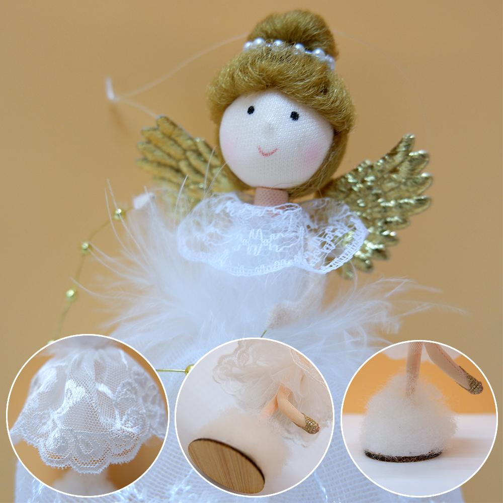 Рождественские украшения, кукла-ангел, игрушка, подвесной кулон, елочные украшения, рождественские украшения для дома, Новый год