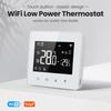 WiFi Умный терморегулятор для дома, работающий от батареек, для приложения Tuya, Умный контроллер температуры отопления для электрического отопительного котла