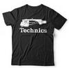 Футболка Technics Логотип иглы Унисекс Дети DJ Танцы Электро EDM Хаус Кислотный