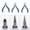 Set of 3 Jewelry Pliers Essential Crafting Tool Cutting Pliers Round Nose Pliers Suitable for Necklace Bracelet Making