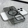 Оригинальный ультратонкий прозрачный чехол Magsafe для iPhone 16 15 14 13 12 Pro Max с магнитной беспроводной зарядкой, глянцевый прозрачный чехол