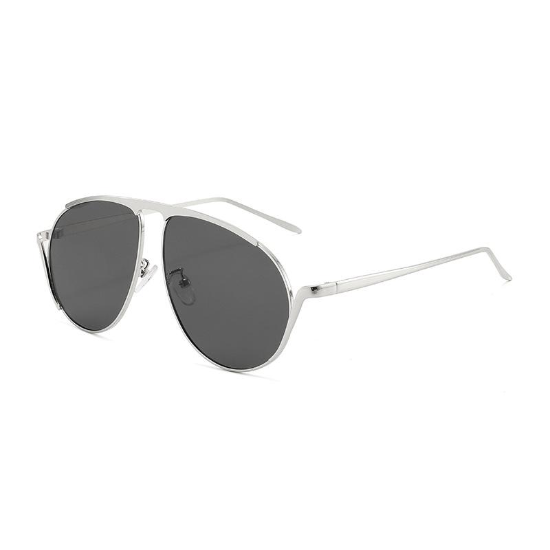 European and American fashion pilot sunglasses retro trend street photography fashion sunglasses men's anti-ultraviolet sunshades