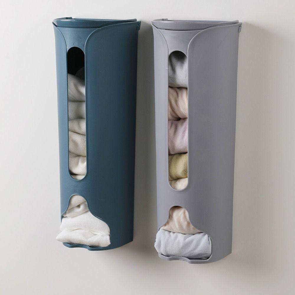 Plastic Garbage Bag Storage Box Large Capacity Trash Bags Dispenser Grocery Bag Dispenser Closet