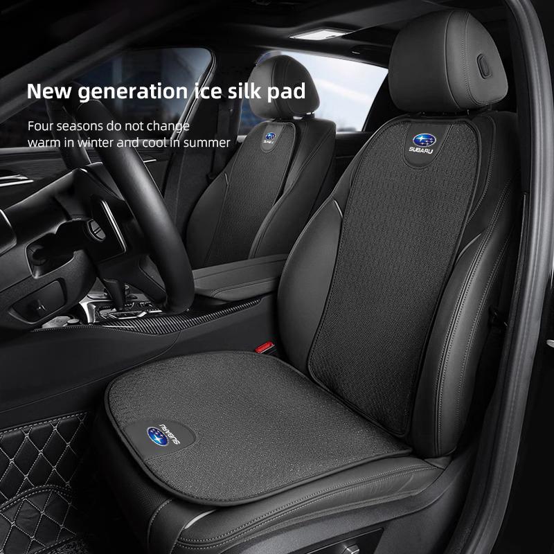 Ice Silk Car Seat Cover Front Rear Cushion Protector Mat Pad For Subaru Impreza Legacy WRX STI BRZ Forester XV Outback Crosstrek