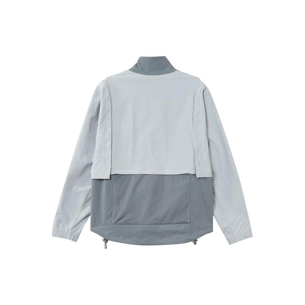 Jordan X SoleFly Capsule Collection, рабочая куртка на молнии со съемным воротником, мужская верхняя одежда, светло-дымчато-серый DV7516-077