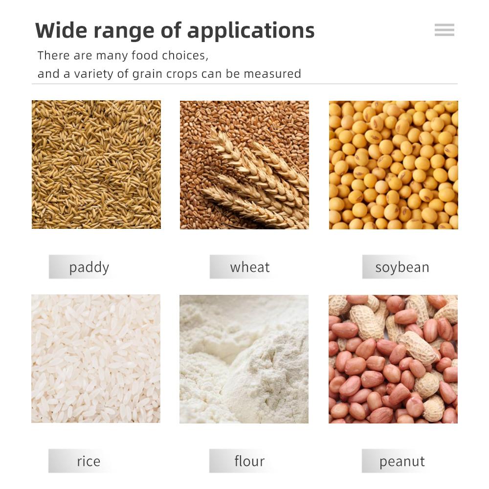 TK100GF Starch Moisture Tester LCD Digital Hygrometer Humidity Analyzer Moisture Detector for Corn Wheat Rice Bean Flour