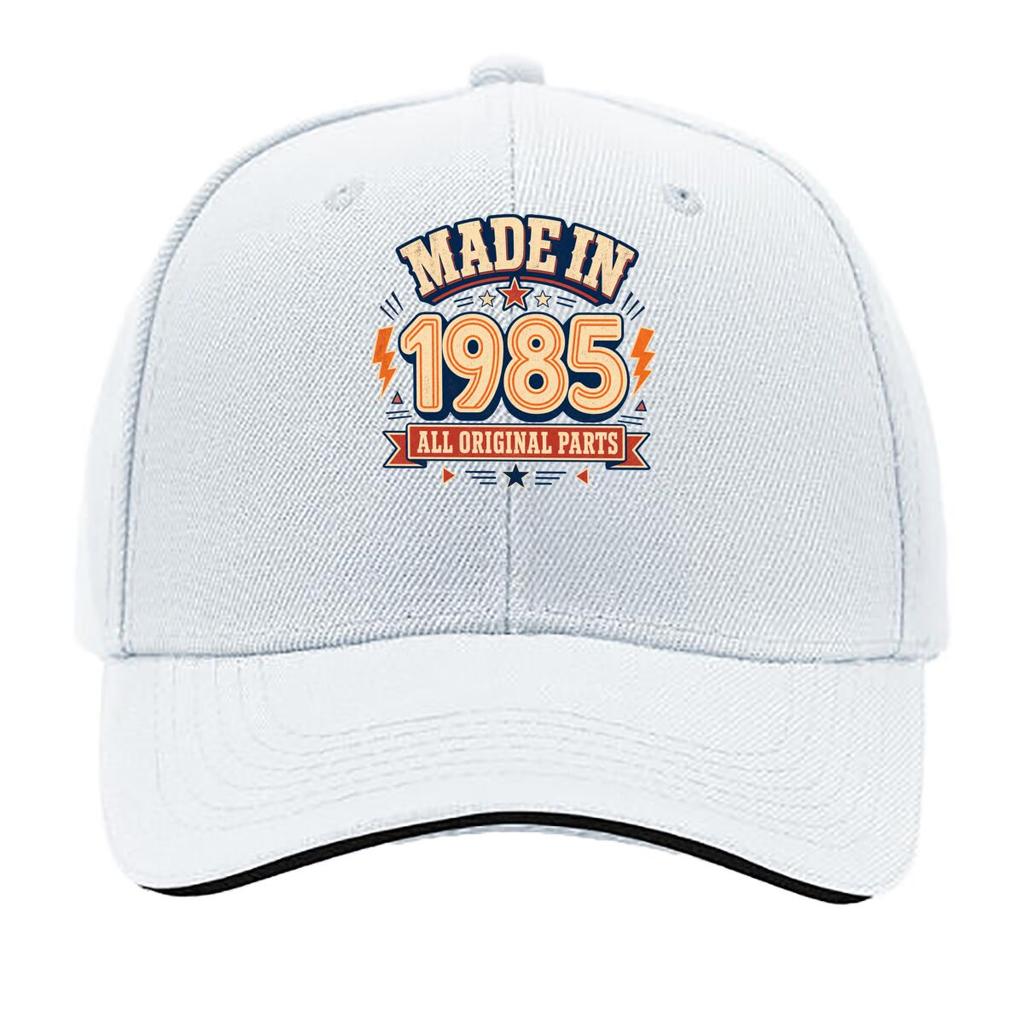 Vintage Birth Year Original Parts De Hip Hop hat Fashion Outdoor Sports Sandwich Baseball Cap