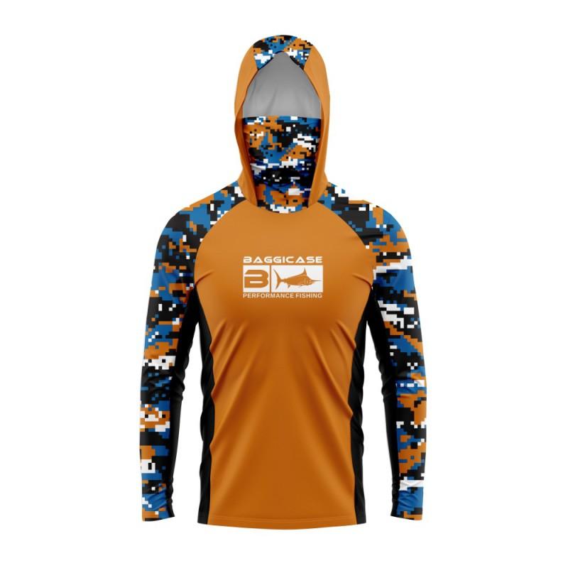 Men Women Quick Dry UV Protection Hooded Long Sleeve Fishing Shirt Outdoor Sports Cycling Lightweight UPF 50