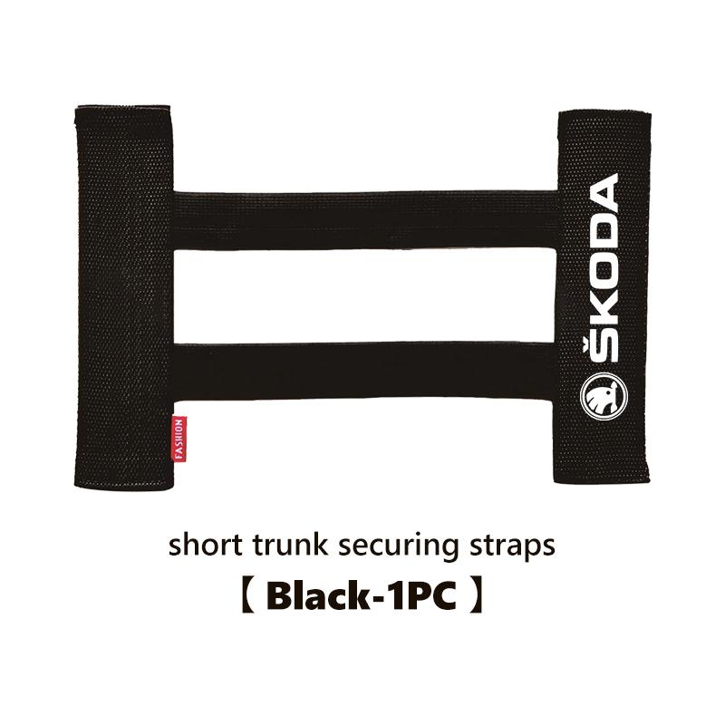 Car Interior Organizer Back Rear Trunk Storage Mesh Fixed Straps For Skoda S Kodiaq Octavia 2 3 Yeti Karoq Rapid Fabia VII VRSTN3