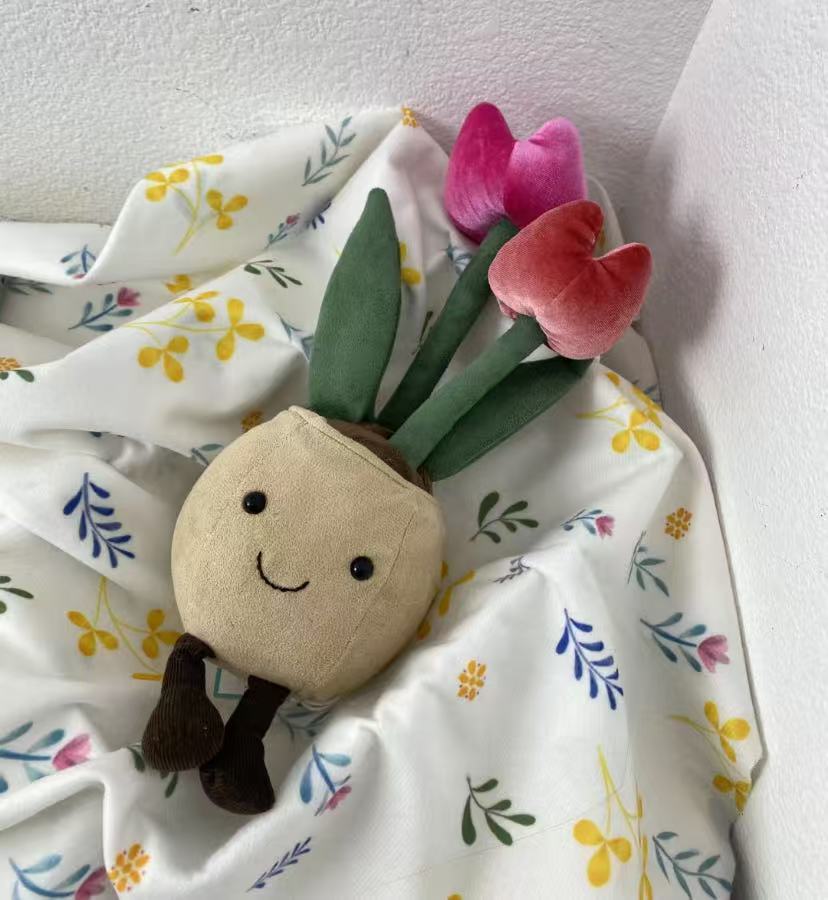 Jc Plush Potted Plant Decor Toy Sunflower Daisy Drop Stuffed Soft Comfortable Doll Home Decoration Trendy Toy Jc Plush Gift