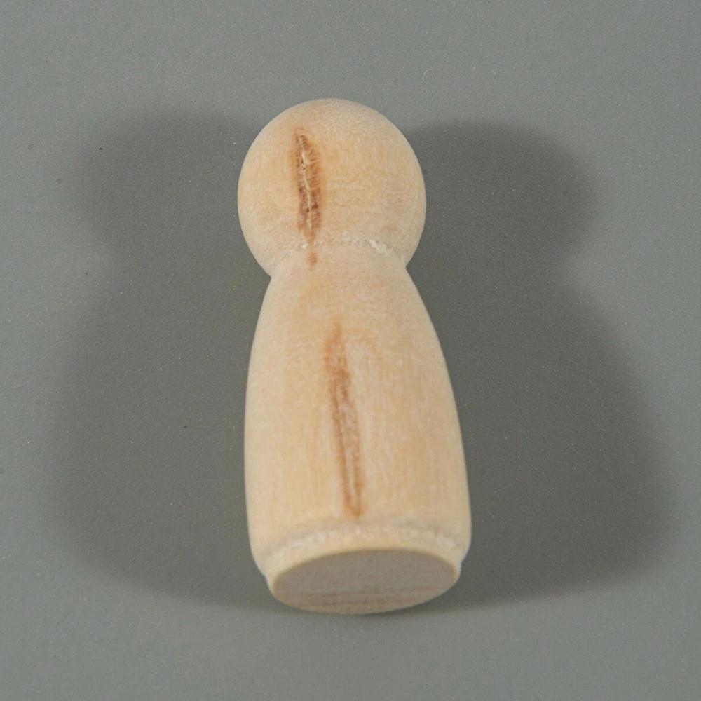50 шт. Неокрашенные деревянные куклы-прищепки, деревянные куклы-прищепки для DIY, художественного ремесла, росписи, игры с прищепками, украшения для домашней вечеринки