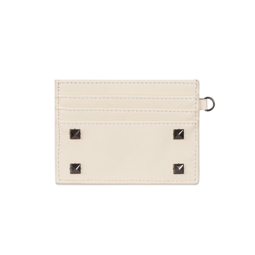Mini Size Ultra Thin Card Bag Solid Color Rivet Coin Purse Cute Multiple Slots Card Holder  Gift