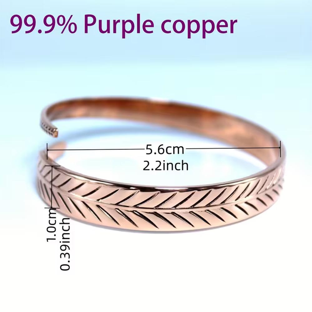 Открытое кольцо-перо Rose Gold, Регулируемое минималистичное штабелируемое кольцо для женщин