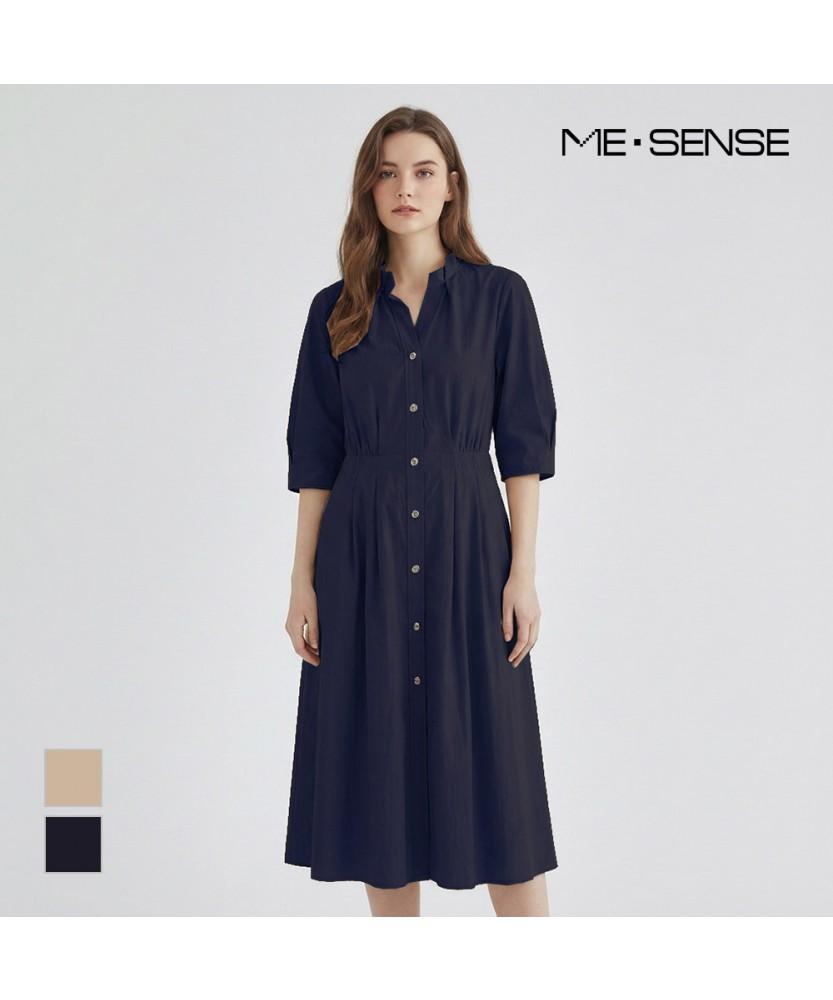 Платье MESENSE с разрезом на шее и эластичной спинкой_Mb44Ops103Z