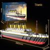 Lego-Compatible Titanic Model - High Difficulty Puzzle Building Blocks for Boys