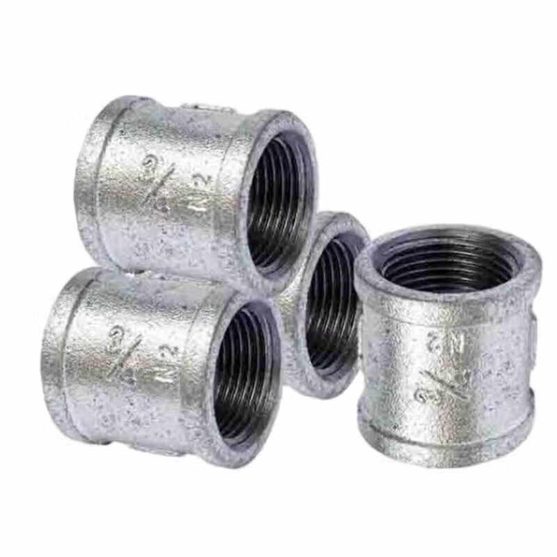 Zhongge Hot-dip Galvanized Straight Connector DN15