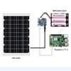 MPPT Solar Charging Module with 3A 5V Output and Rechargeable Lithium Battery.