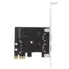 USB3.0 Expansion Card 2 Port 19 Pin 4P PCI‑E to USB3.0 Expansion Card Controller Card Adapter