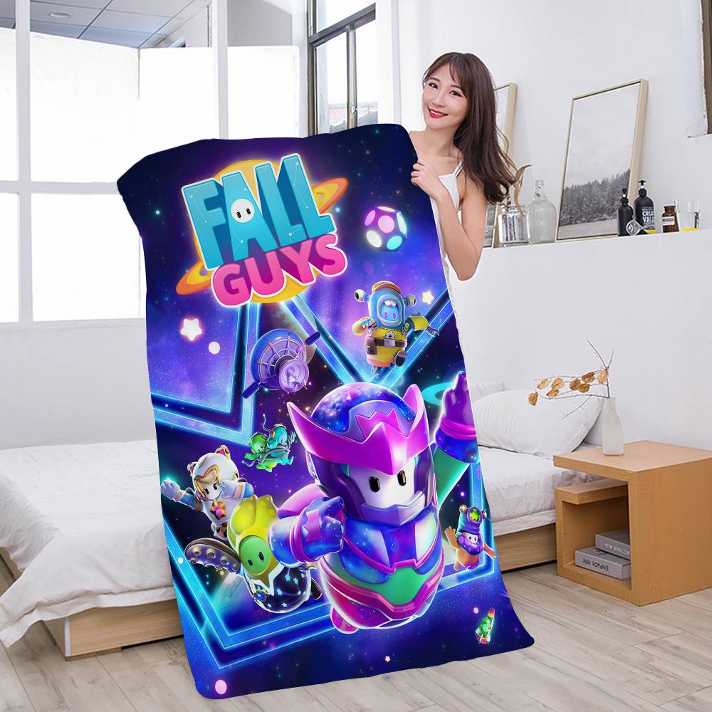 F-Fall G-Guys Game Big Microfiber Beach Towels Quick Dry Towel Sand Beach Towels Pool Towel for Travel Swim Pool Yoga