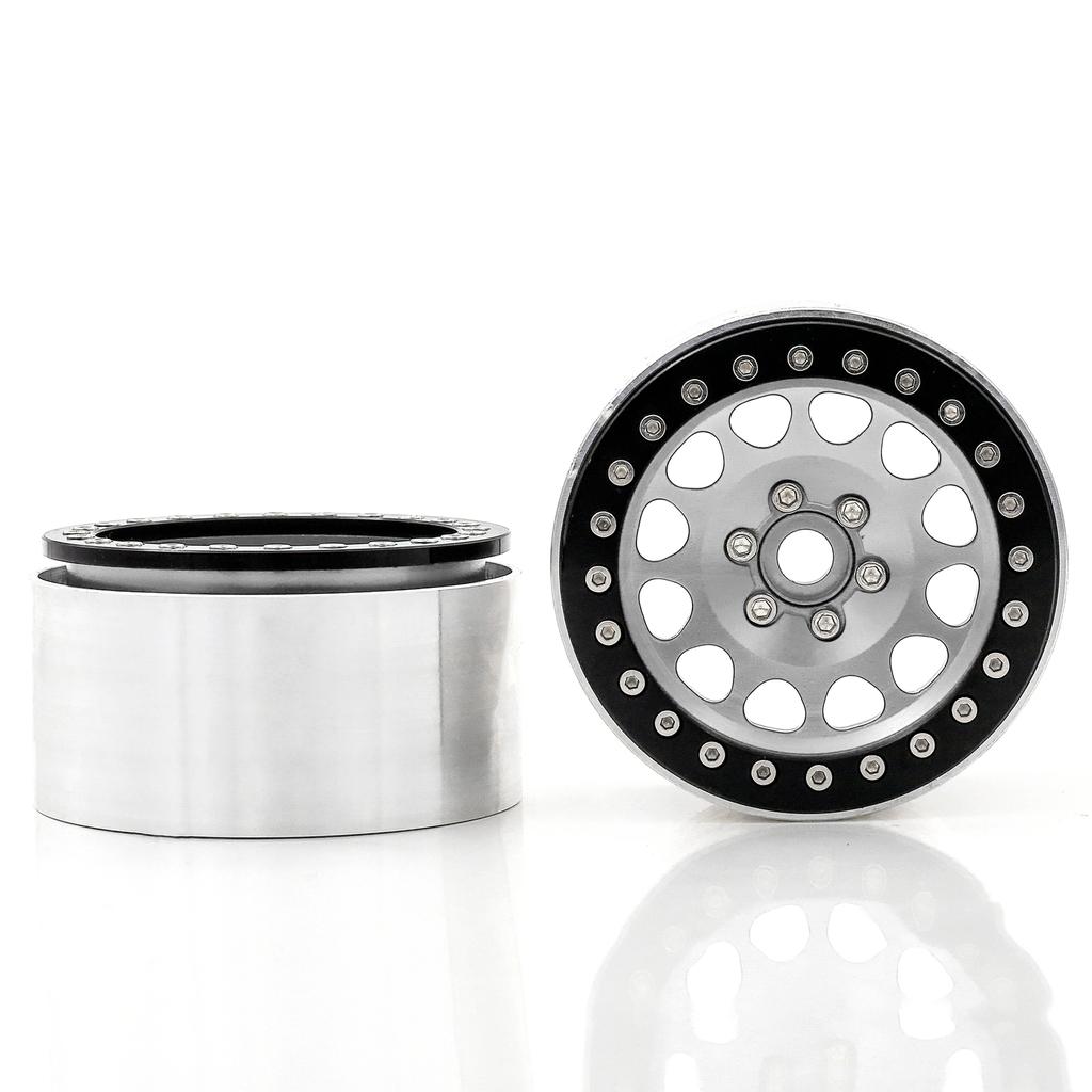 Aluminum Alloy Wheel Beadlock Wheel s Hub 4pcs 2.2inch 65*36mm Replacement for 4 6 Scx10 Rr10 Wraith 1Celsius8 1Cel