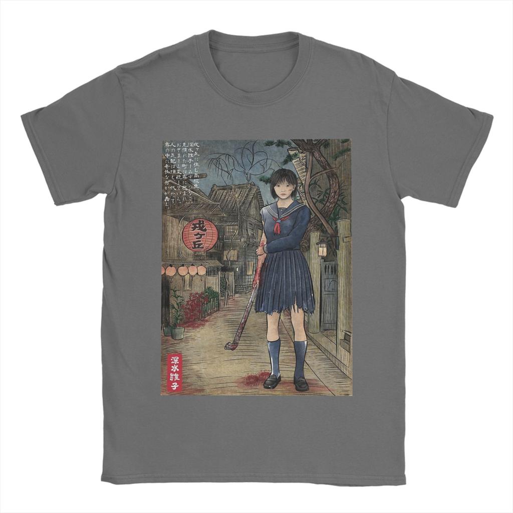 SILENT HILL F Футболка мужская Хиноко Симидзу Смешная футболка с коротким рукавом и круглым вырезом 100% хлопок Новое поступление