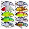 7.5CM/12G Multi-Jointed VIB Fishing Lure with Hooks Realistic 2-Section Swimbait Hard Artificial Bait Freshwater Saltwater Fishing Accessories