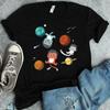 Space Cats T Shirt Cat Art Astronauts Owner S Animal Lover Vintage Slightly Designer Clothes Versatile Streetwear Homme