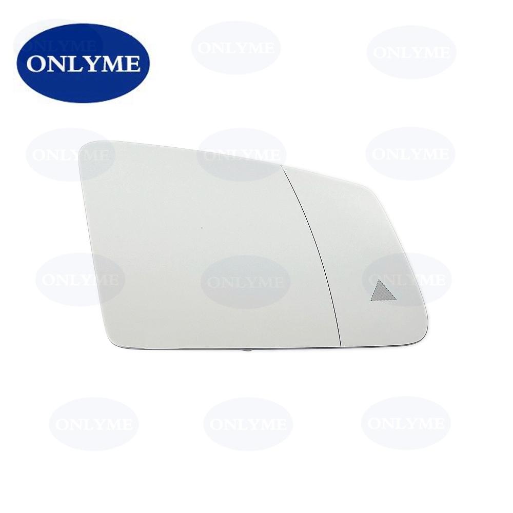 Car led warning blind spot heated mirror glass for MERCEDES BENZ A B C E S CLA CLS GLA GLK W117 W176 W204 W207 W212 W221 W246