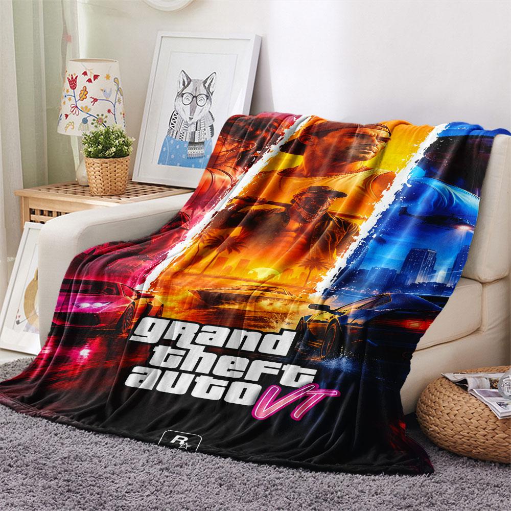 1PC GTA Pride Blanket, High quality Comfortable for All Seasons, Home Decor, Warmth and Comfort