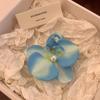 Side Clip Orchid Butterfly Hair Clip Phalaenopsis Pearl Hair Clip Flower Hairpin Hair Accessories