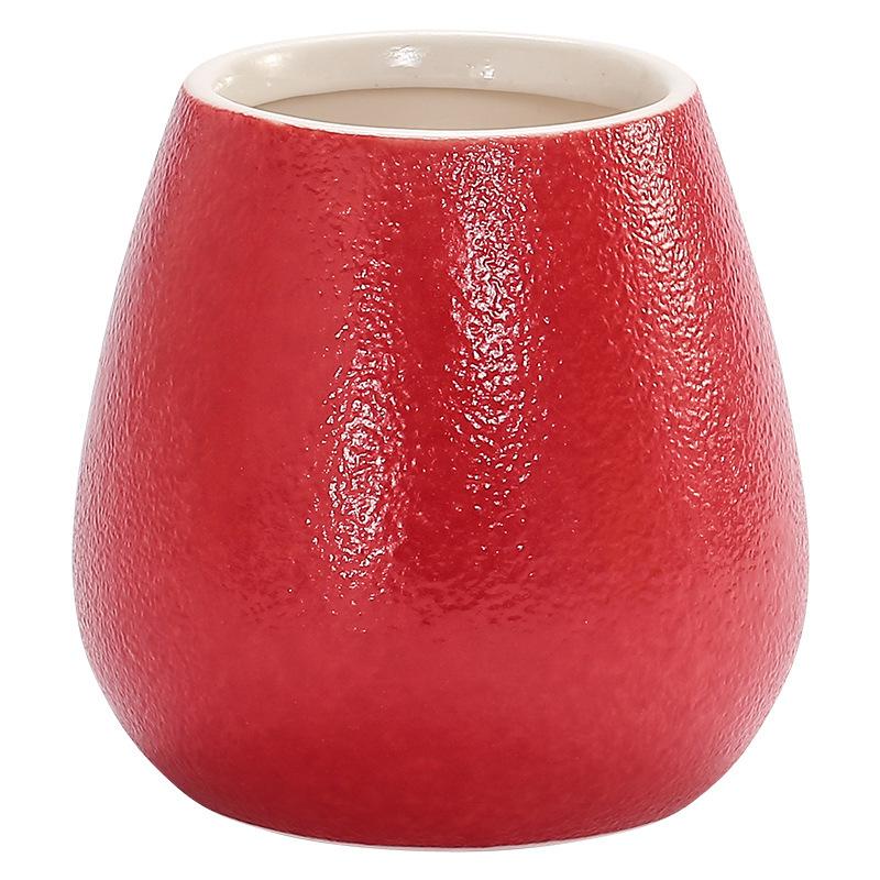 Ceramic Small Vase Dried Flower and Flowerpot Colorful Hydroponic Modern Living Room Home Decoration Ornaments