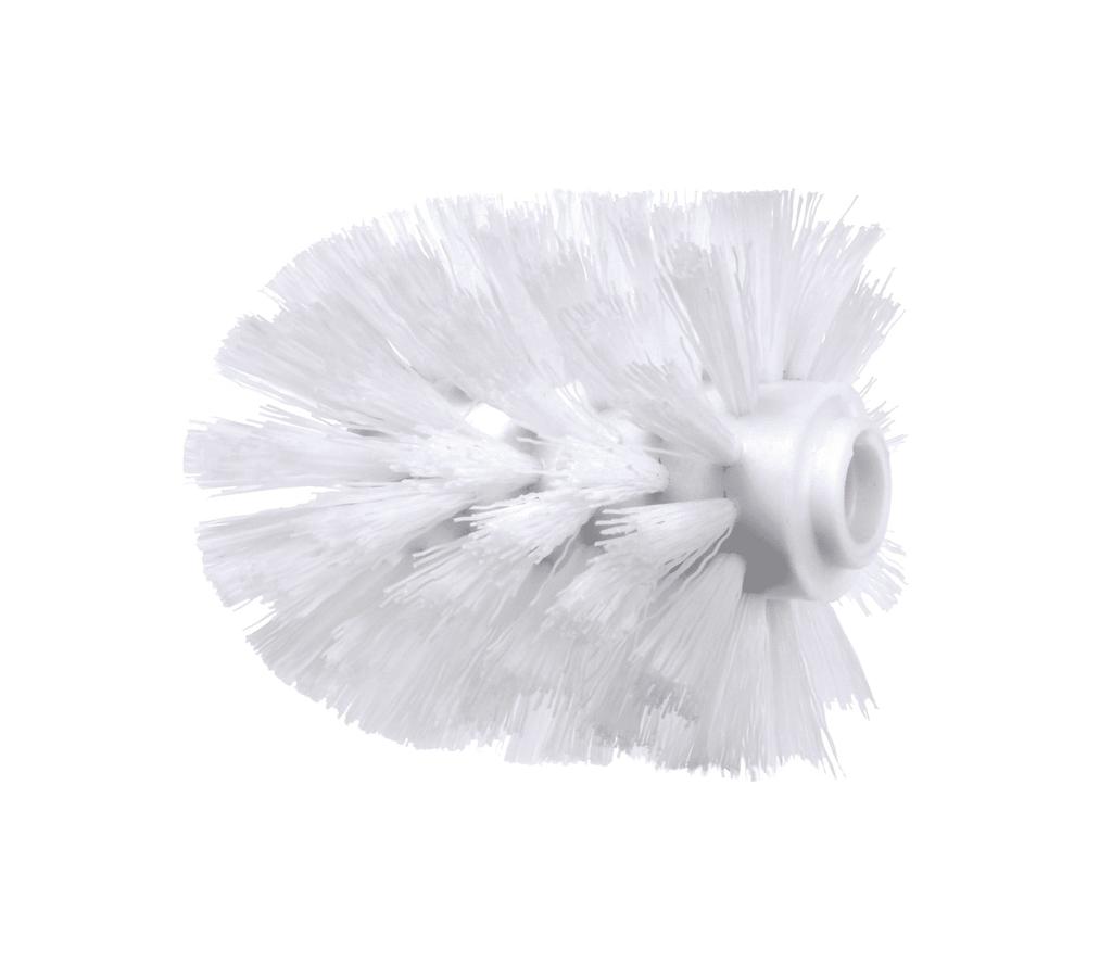 Spare toilet brush head, white