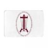 Calvary Cross Anti-slip Doormat Floor Mat Washable Carpet Rug for Kitchen Entrance Home Bathroom Living room Footpad Mats