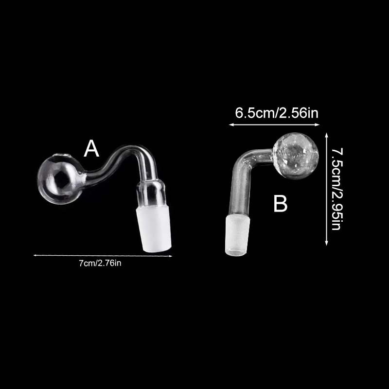 1/4PC Фильтрованные аксессуары Фильтрованный дым Высококачественная водопроводная трубка Высокое боросиликатное стекло DIY двойного назначения изогнутая трубка