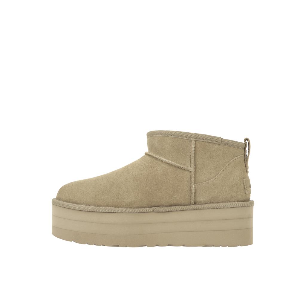 UGG Классические ультра мини-ботинки на платформе, женские кроссовки цвета горчицы, загар 1135092-MDSD