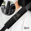 2PCS Two Love Cat Car Shoulder Protector Soft and Comfortable Car Seat Belt Protective Cover Universal