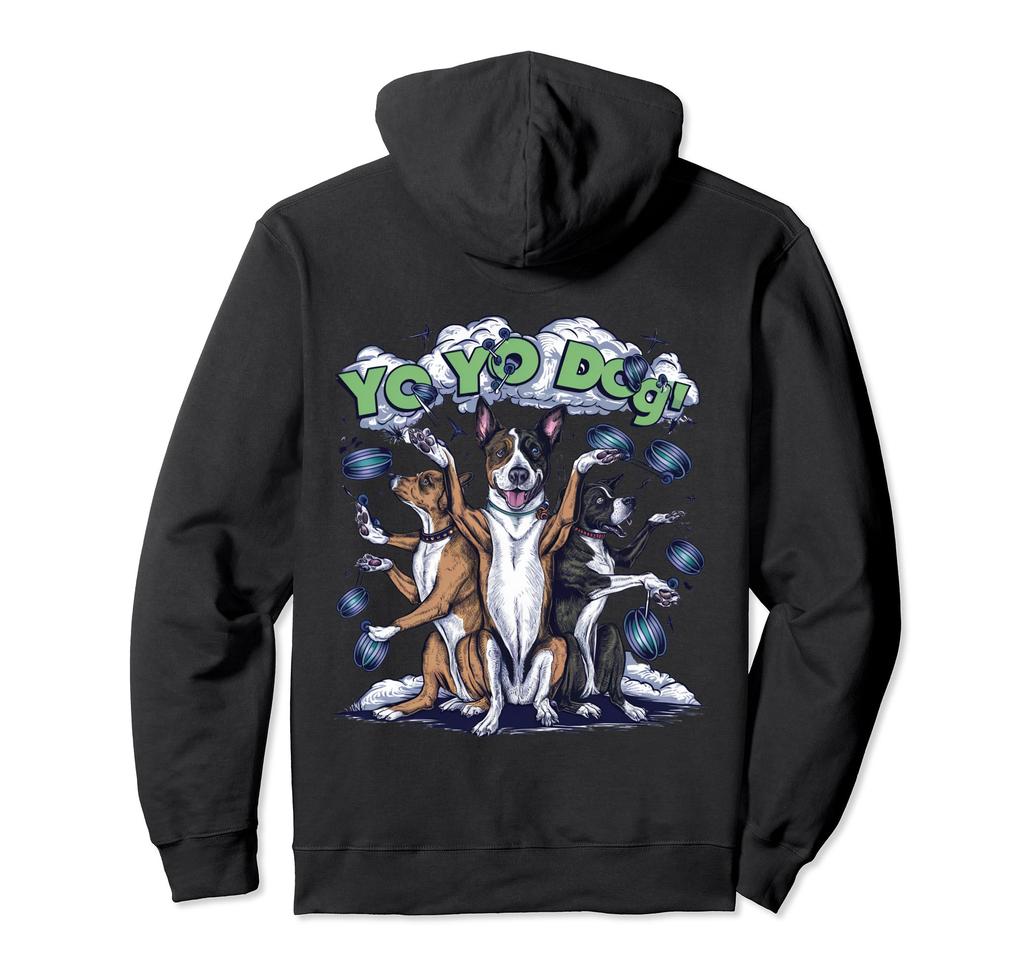 Charming Dog Carnival Show Hoodie Yo-Yo